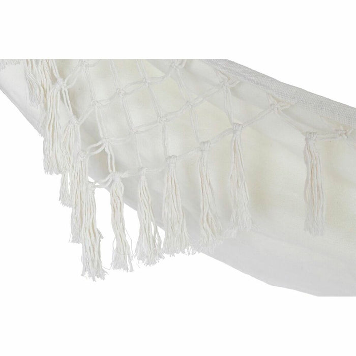 Hamac DKD Home Decor Bej Poliester Bumbac Aluminiu (285 x 130 cm)
