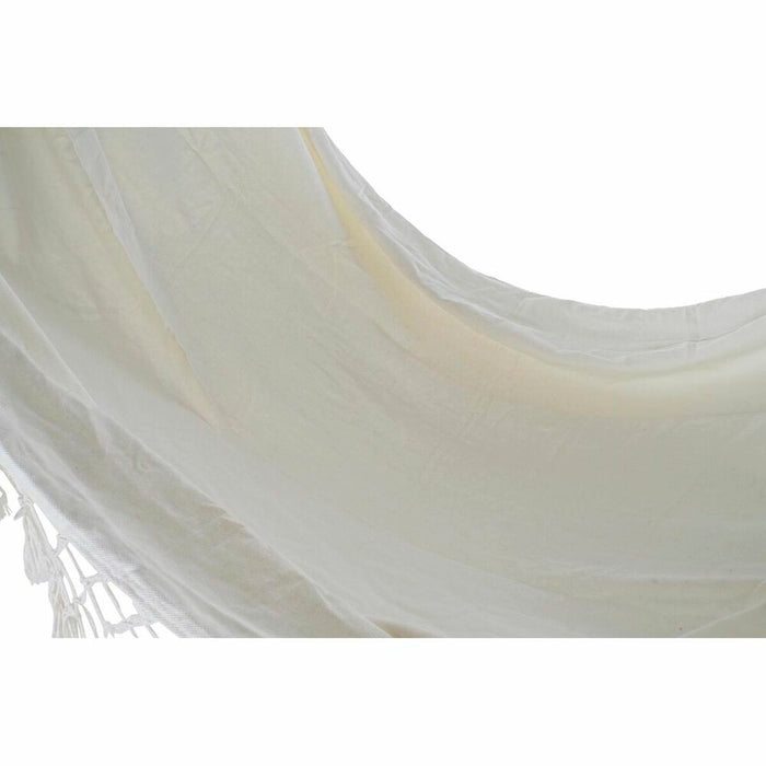 Hamac DKD Home Decor Bej Poliester Bumbac Aluminiu (285 x 130 cm)