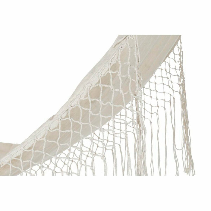 Hamac DKD Home Decor Bej Poliester Bumbac Pin Franjuri (280 x 100 x 130 cm)