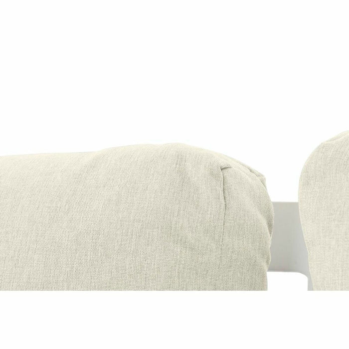 Canapea de Grădină DKD Home Decor Alb Aluminiu Geam 86 cm 212 x 212 x 86 cm