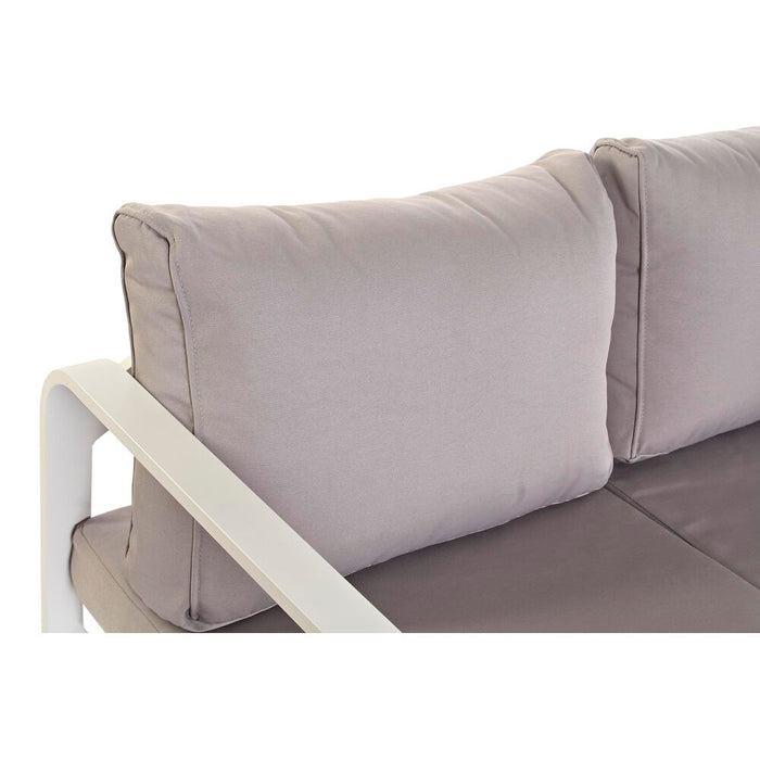 Canapea de Grădină DKD Home Decor Gri Aluminiu 78 cm 184 x 72 x 78 cm
