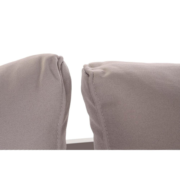 Canapea de Grădină DKD Home Decor Gri Aluminiu 78 cm 184 x 72 x 78 cm