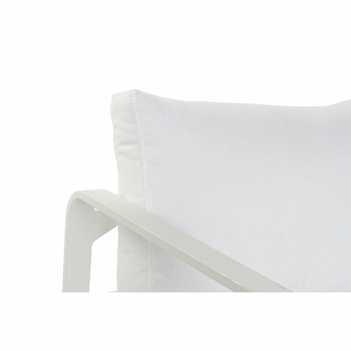 Canapea de Grădină DKD Home Decor Alb Aluminiu 78 cm 184 x 72 x 78 cm