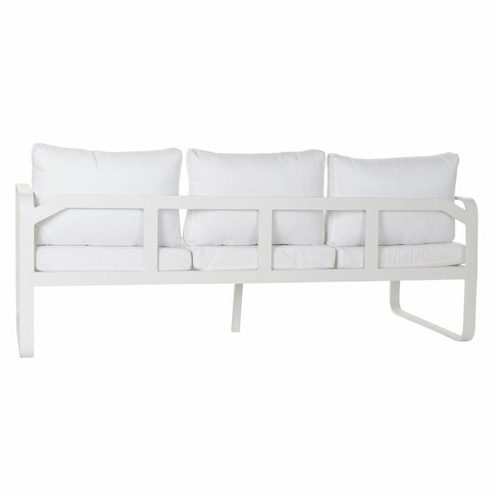 Canapea de Grădină DKD Home Decor Alb Aluminiu 78 cm 184 x 72 x 78 cm