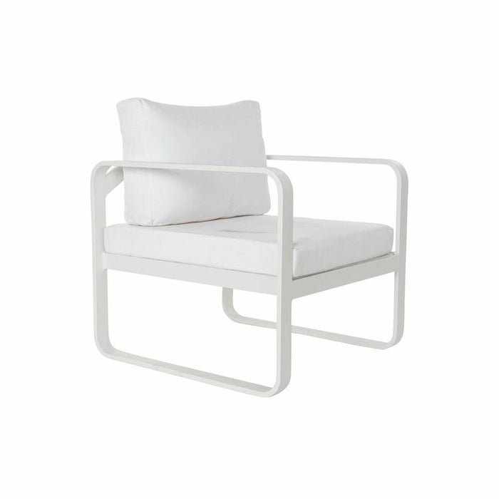 Canapea de Grădină DKD Home Decor Alb Aluminiu 78 cm 184 x 72 x 78 cm