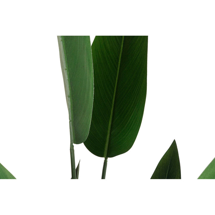 Plantă decorativă DKD Home Decor 75 x 75 x 180 cm Portocaliu Verde Galben polipropilenă Pasărea Paradisului