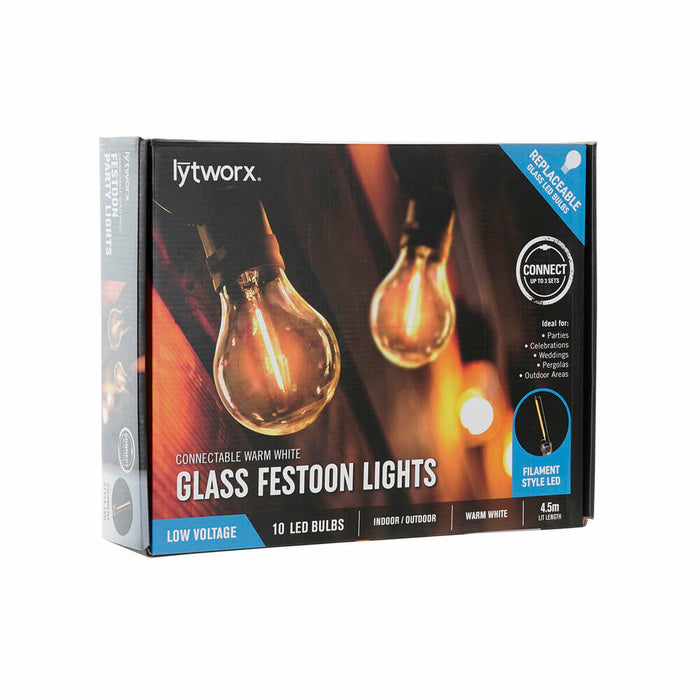 Ghirlandă de lumini LED DKD Home Decor Galben 850 x 6 x 12 cm