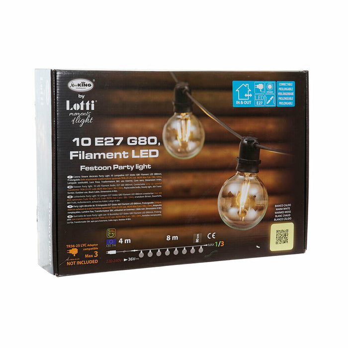 Ghirlandă de lumini LED DKD Home Decor Multicolor (850 x 7 x 13 cm)