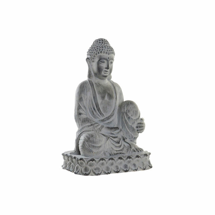 Figurină decorativă de grădină DKD Home Decor Gri Metal Rășină Magneziu Buda 30 x 40 cm 42,5 x 35 x 67 cm (42,5 x 35 x 67 cm)