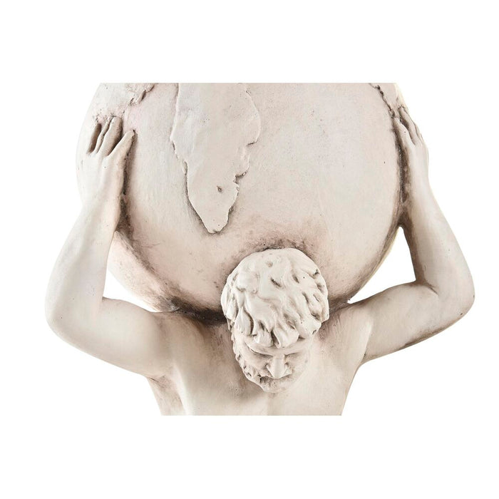 Figurină decorativă de grădină DKD Home Decor Atlas Alb Magneziu (31 x 28 x 56 cm)