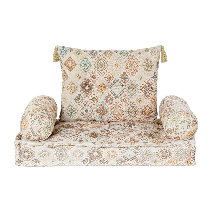 Canapea de grădină DKD Home Decor Bej 90 x 50 x 55 cm