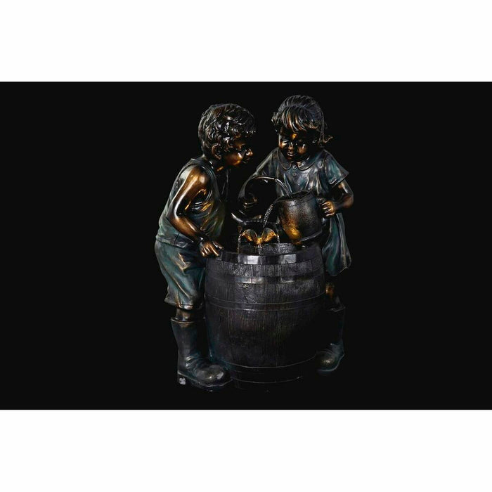 Fântână de Grădină DKD Home Decor Bronz Rășină Băieți 57 x 42 x 77 cm