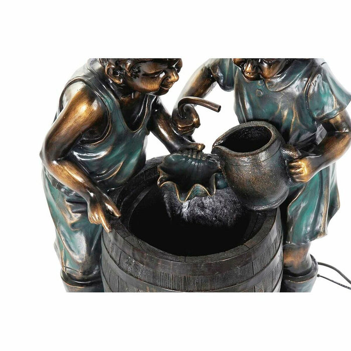 Fântână de Grădină DKD Home Decor Bronz Rășină Băieți 57 x 42 x 77 cm