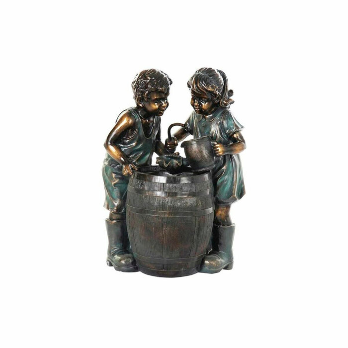 Fântână de Grădină DKD Home Decor Bronz Rășină Băieți 57 x 42 x 77 cm