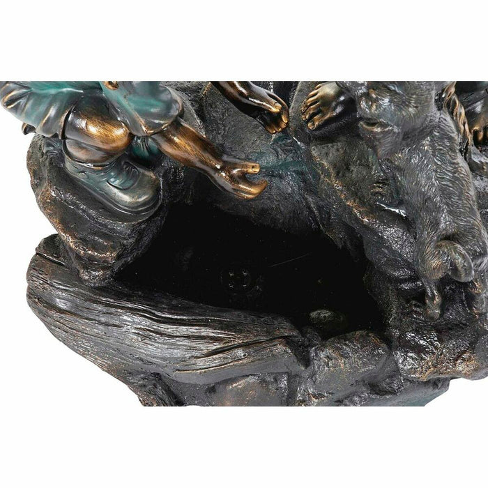 Fântână de Grădină DKD Home Decor Bronz 46 x 40 x 75 cm Rășină Băieți