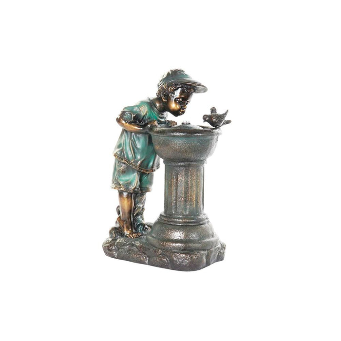Fântână de Grădină DKD Home Decor Bronz Rășină Copil (40 cm)