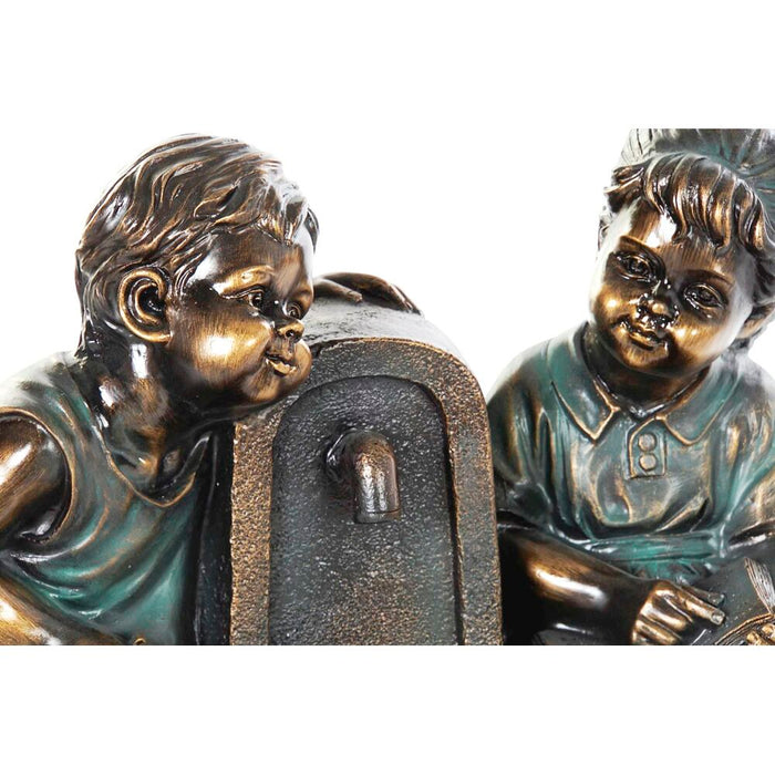 Fântână de Grădină DKD Home Decor Bronz Rășină Băieți (47 cm)