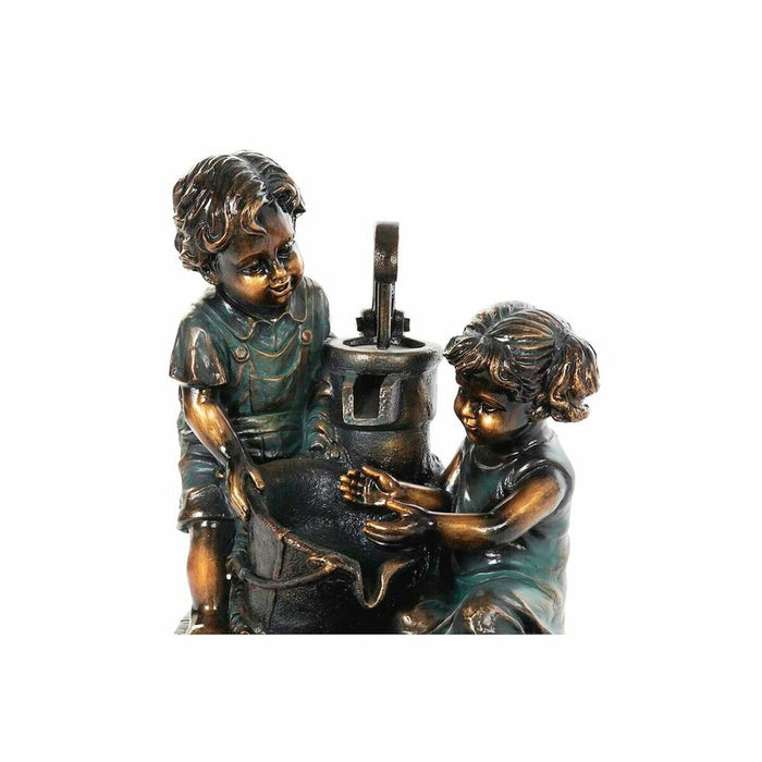 Fântână de Grădină DKD Home Decor Bronz Rășină Băieți (44 cm)