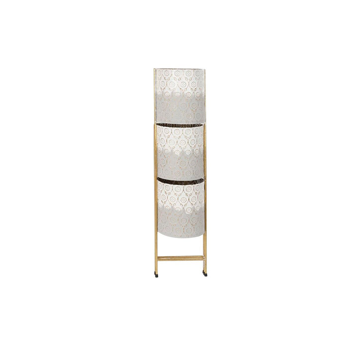 Ghiveci DKD Home Decor Gri Auriu* Metal Alb Bicolor Fier (45 x 33 x 92,8 cm)