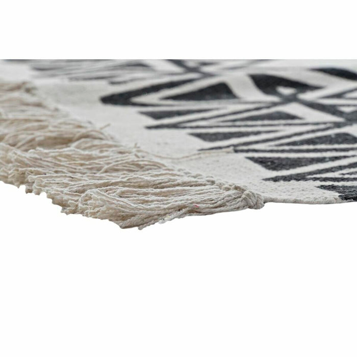 Covor DKD Home Decor Negru Alb Ikat (120 x 180 x 0,7 cm)