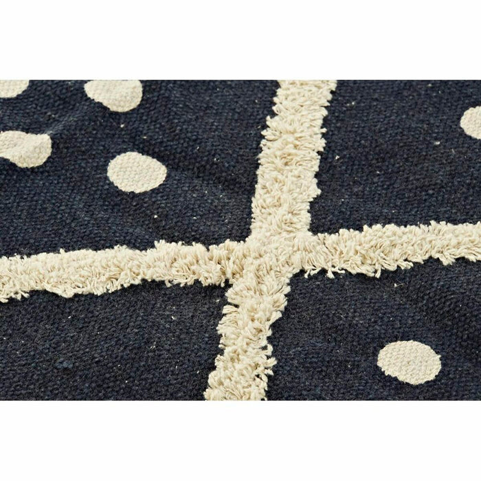 Covor DKD Home Decor Bej Bleumarin 120 x 180 x 0,7 cm