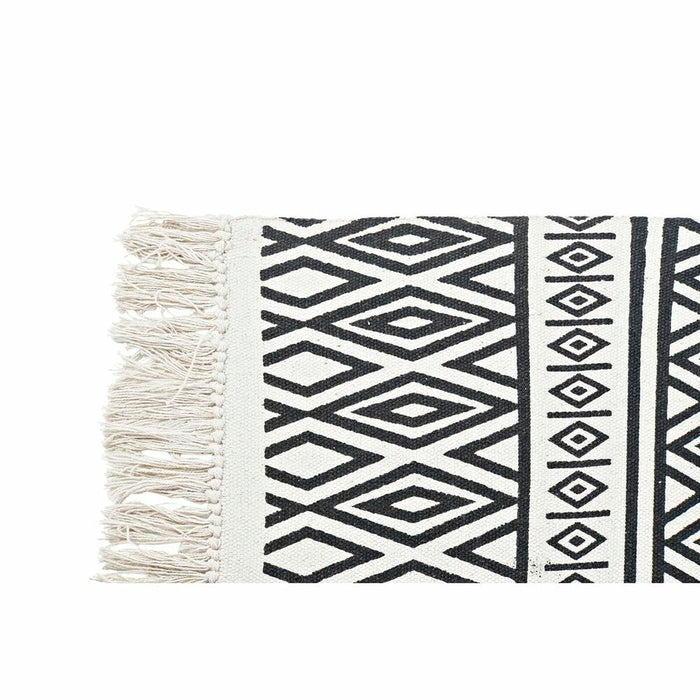 Covor DKD Home Decor Negru Alb (120 x 180 x 0,7 cm)