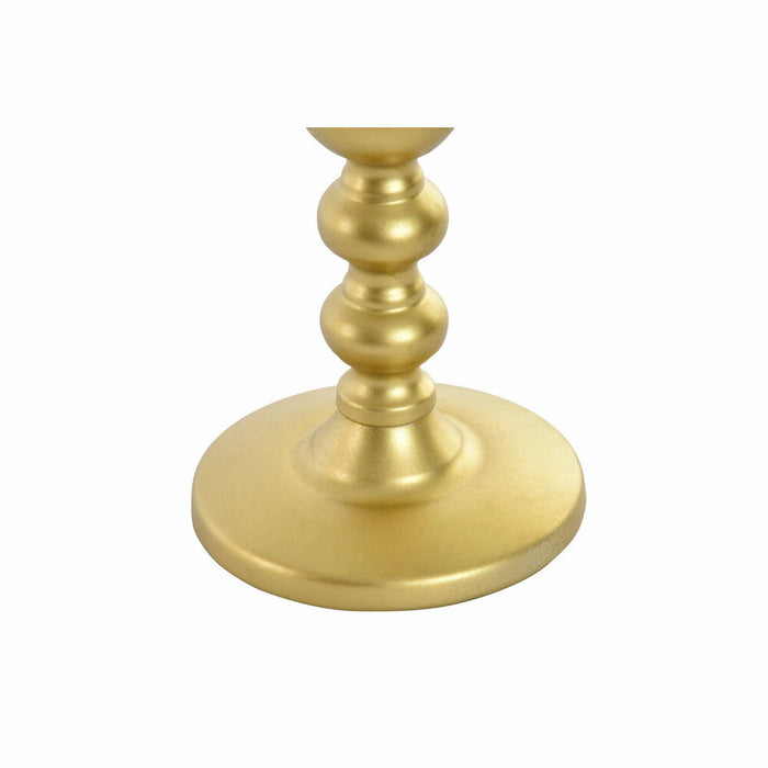 Candelabru DKD Home Decor Auriu* Metal Geam 10 x 10 x 41 cm