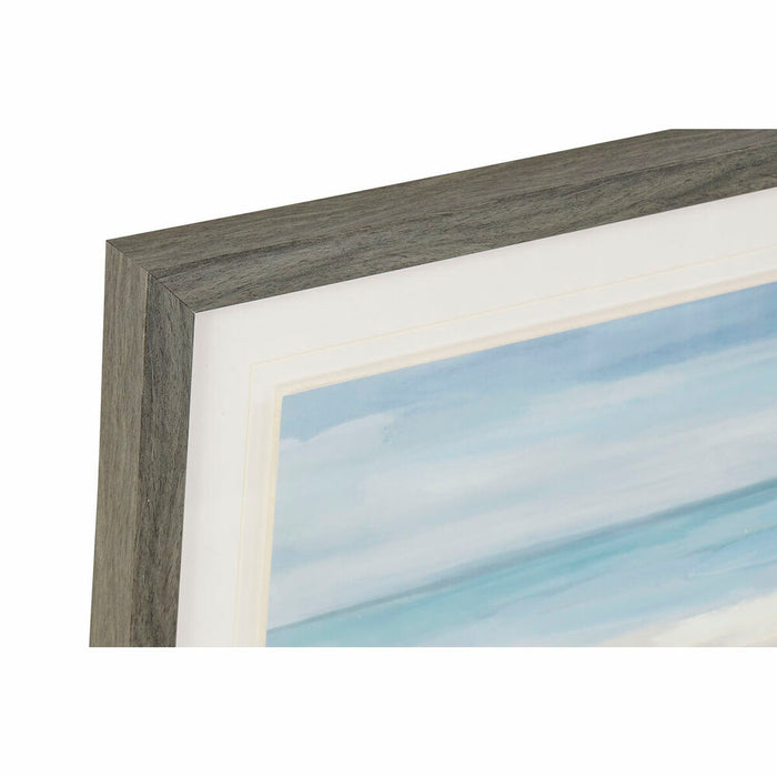 Tablou DKD Home Decor Plajă Mediterană 70 x 3,3 x 50 cm (2 Unități)