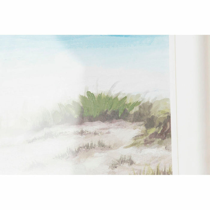 Tablou DKD Home Decor Plajă Mediterană 70 x 3,3 x 50 cm (2 Unități)