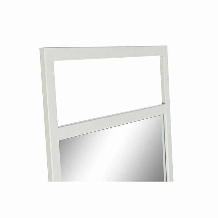 Oglindă independentă DKD Home Decor Alb Metal Oglindă Dreptunghiular 30 x 40 cm 39 x 40 x 160 cm