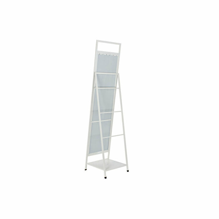 Oglindă independentă DKD Home Decor Alb Metal Oglindă Dreptunghiular 30 x 40 cm 39 x 40 x 160 cm