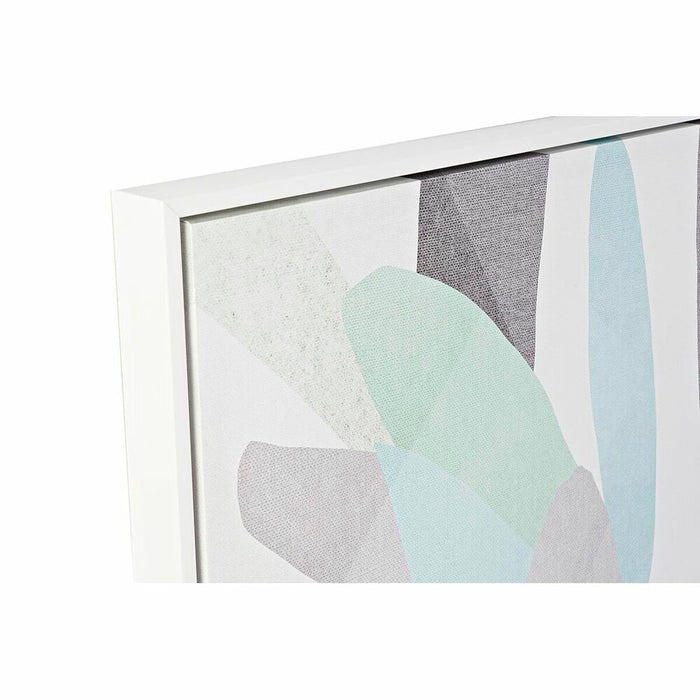 Tablou DKD Home Decor 83 x 4,5 x 123 cm Frunza a unei plante Scandinav (2 Unități)