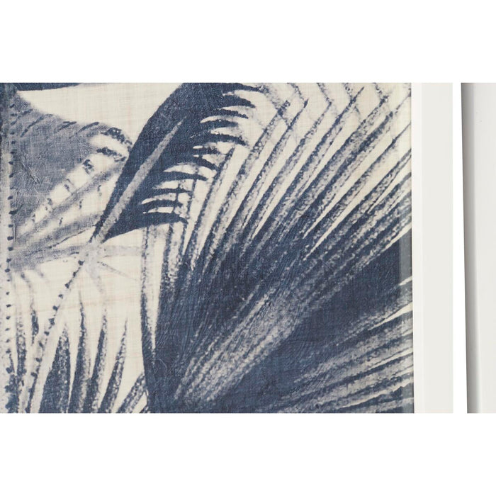 Tablou DKD Home Decor 55 x 2,5 x 70 cm Palmieri Tropical (4 Piese)
