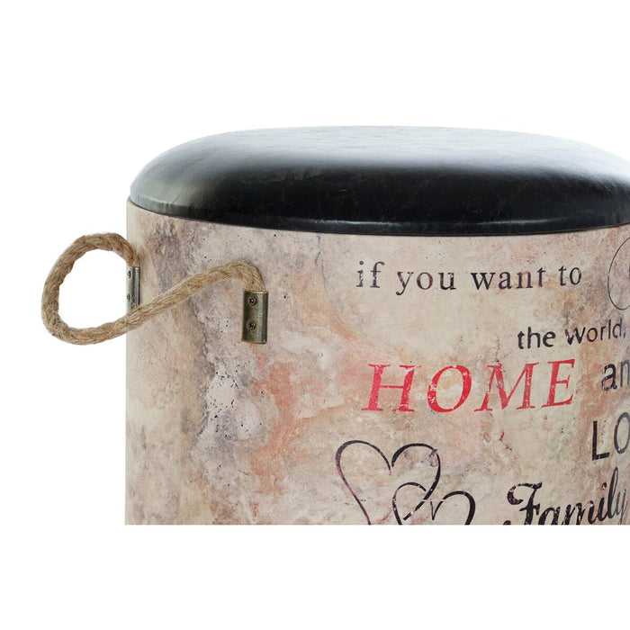 Set de Cutii Decorative DKD Home Decor Iubire MDF PU (3 pcs)