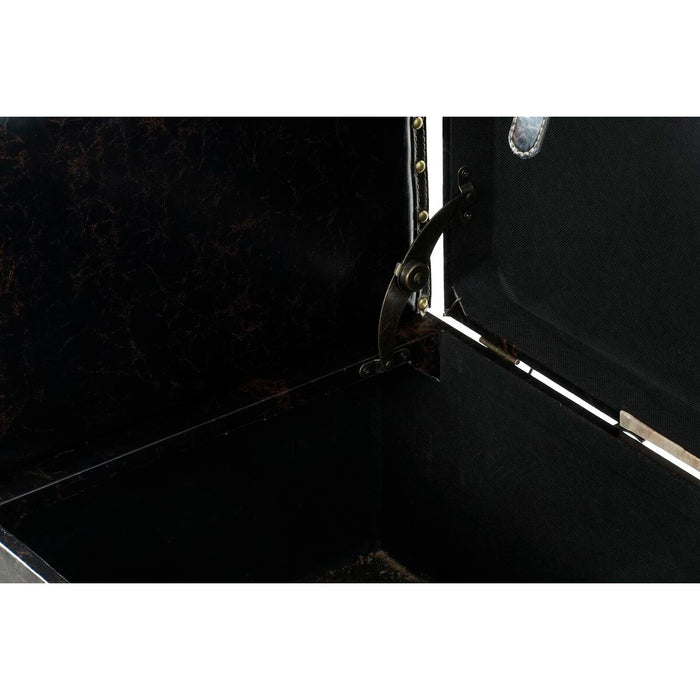 Banchetă DKD Home Decor   Maro Negru Roșu Bej Lemn MDF 113 x 40 x 61 cm