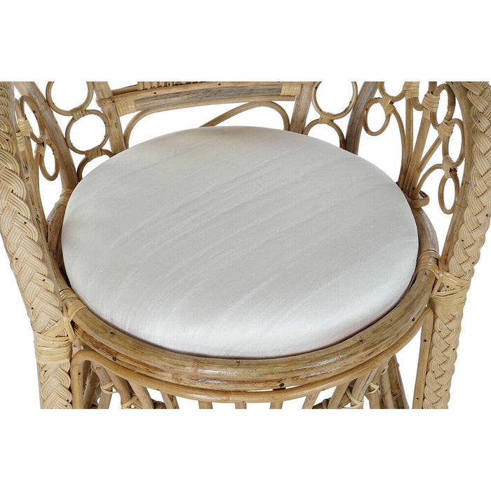Canapea de grădină DKD Home Decor Alb Maro Natural 92 x 66 x 145 cm 86 x 51 x 145 cm 88 x 60 x 146 cm