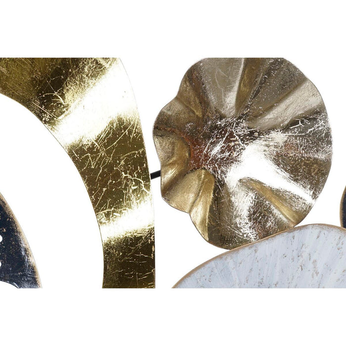 Decorațiune de Perete DKD Home Decor Alb Negru Multicolor Auriu* Alb/Negru Abstract 30 x 40 cm 121,3 x 5,7 x 57 cm