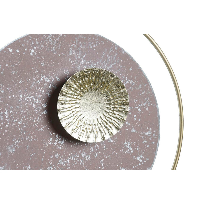 Decorațiune de Perete DKD Home Decor Albastru Alb Auriu* Abstract Modern 110 x 6,4 x 68 cm