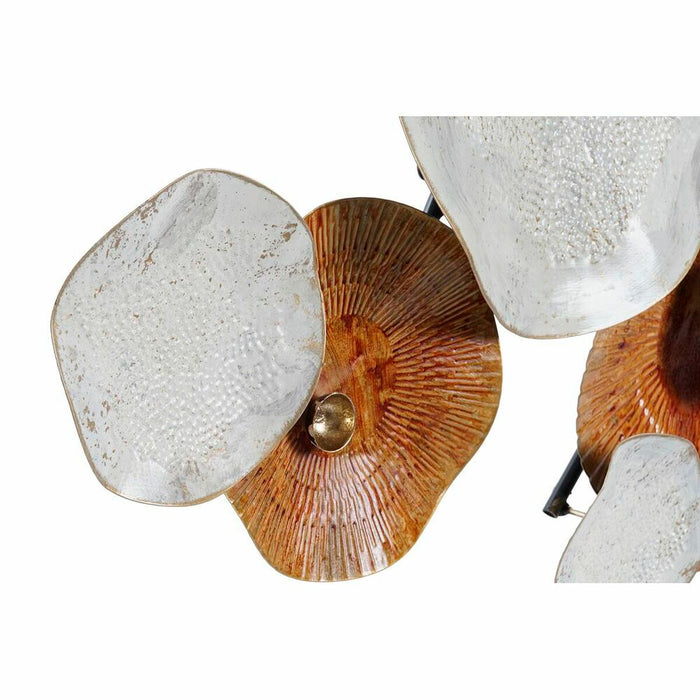 Decorațiune de Perete DKD Home Decor 91 x 5 x 50 cm Teracotă Alb Cercuri (2 Unități)