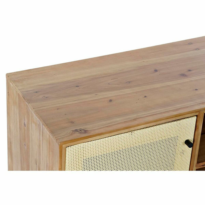 Mobilă TV DKD Home Decor Maro 140 x 38 x 53 cm Brad Natural Ratan