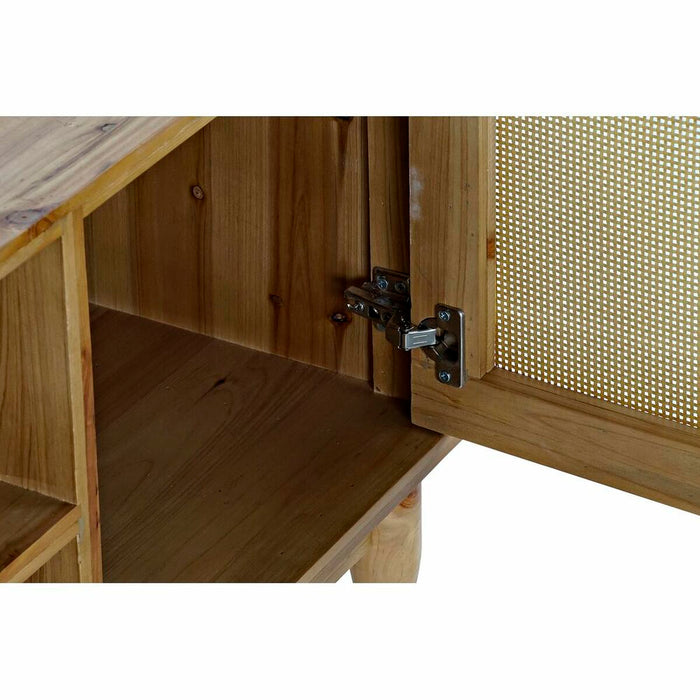 Mobilă TV DKD Home Decor Maro 140 x 38 x 53 cm Brad Natural Ratan