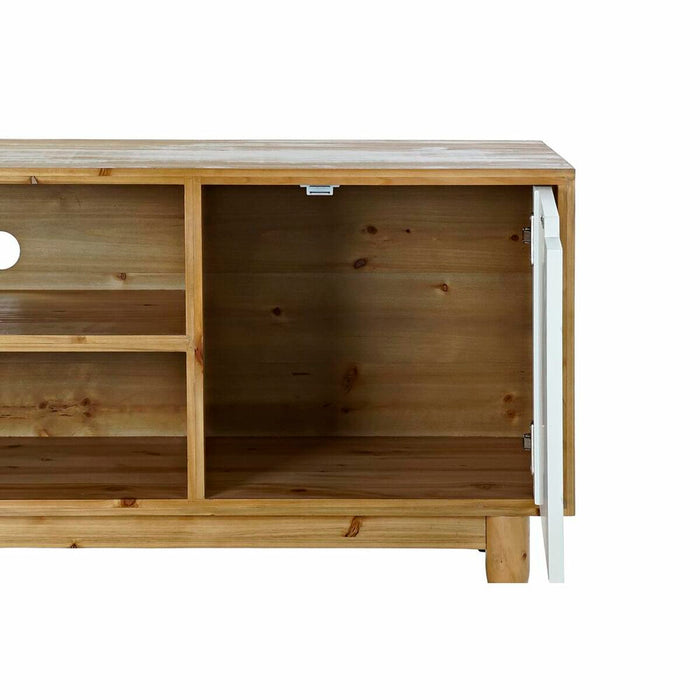 Mobilă TV DKD Home Decor Maro 140 x 38 x 53 cm Brad Alb