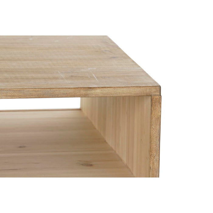 Masă DKD Home Decor 99 x 59 x 38 cm Brad Natural Aluminiu