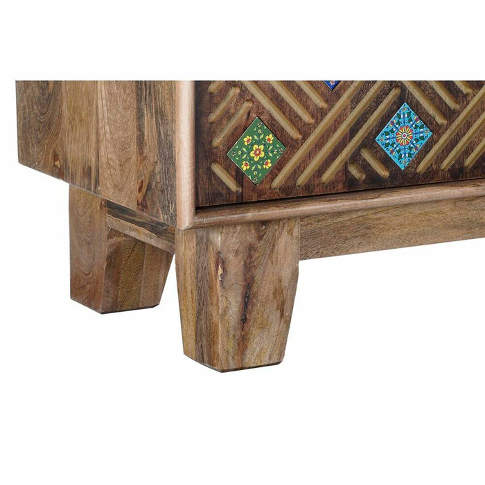 Servantă DKD Home Decor Maro închis Multicolor Lemn de mango