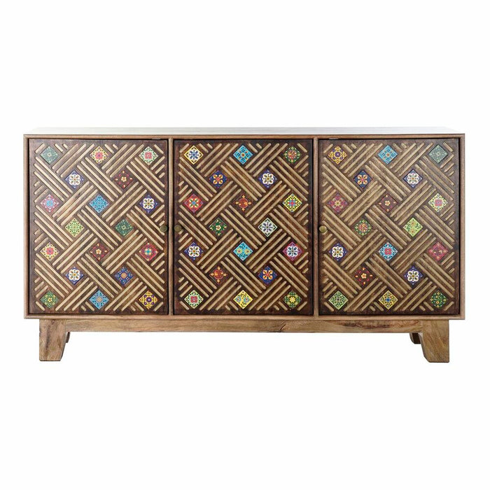 Servantă DKD Home Decor Maro închis Multicolor Lemn de mango