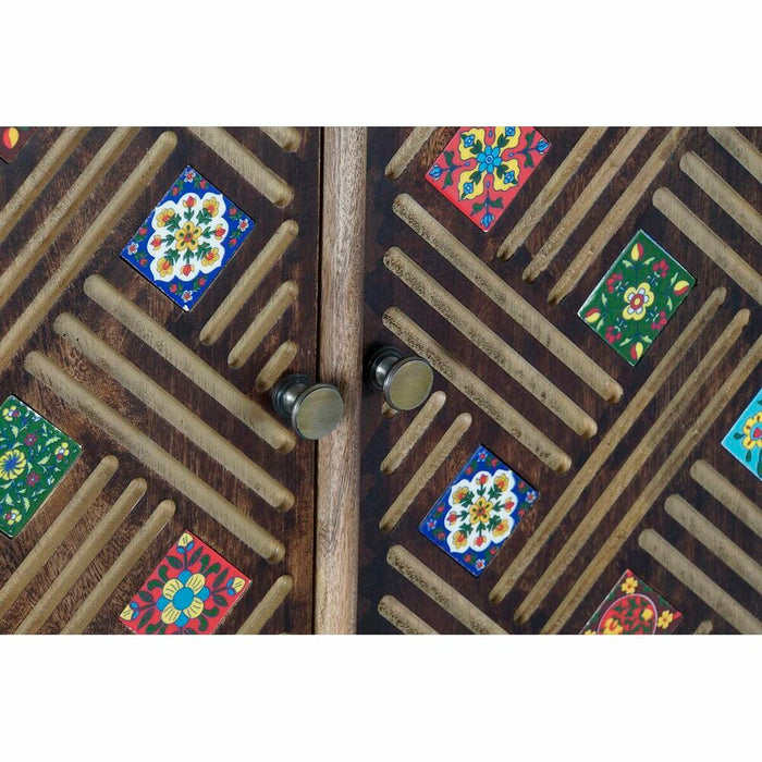 Servantă DKD Home Decor Maro închis Multicolor Lemn de mango