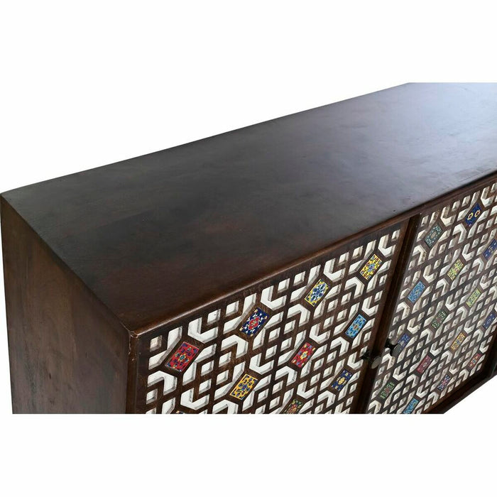 Servantă DKD Home Decor Maro închis Multicolor Lemn de mango