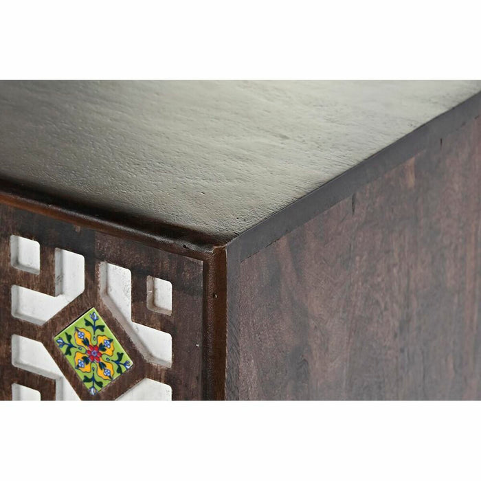 Servantă DKD Home Decor Maro închis Multicolor Lemn de mango