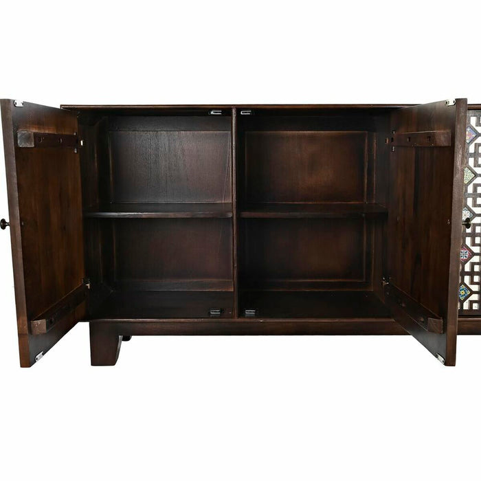 Servantă DKD Home Decor Maro închis Multicolor Lemn de mango