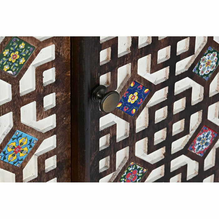 Servantă DKD Home Decor Maro închis Multicolor Lemn de mango